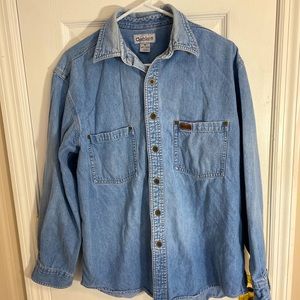 Carhartt Denim Button down mens size Medium
